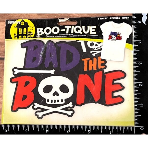 Boo-Tique Iron on Transfer Skeleton By Horizon Group MST26303-123 - Picture 3 of 3